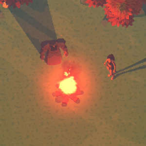 3d Retro Pixel Nighttime