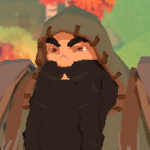 3d Retro Pixel NPC Portrait